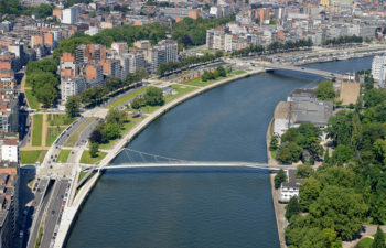 “La belle Liégeoise” pedestrian and cycle bridge