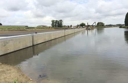 Nouveau quai de déchargement à la plateforme de Pecq