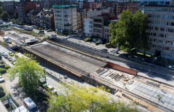 Reconstruction of access ramps at the Reyers intersection in Brussels