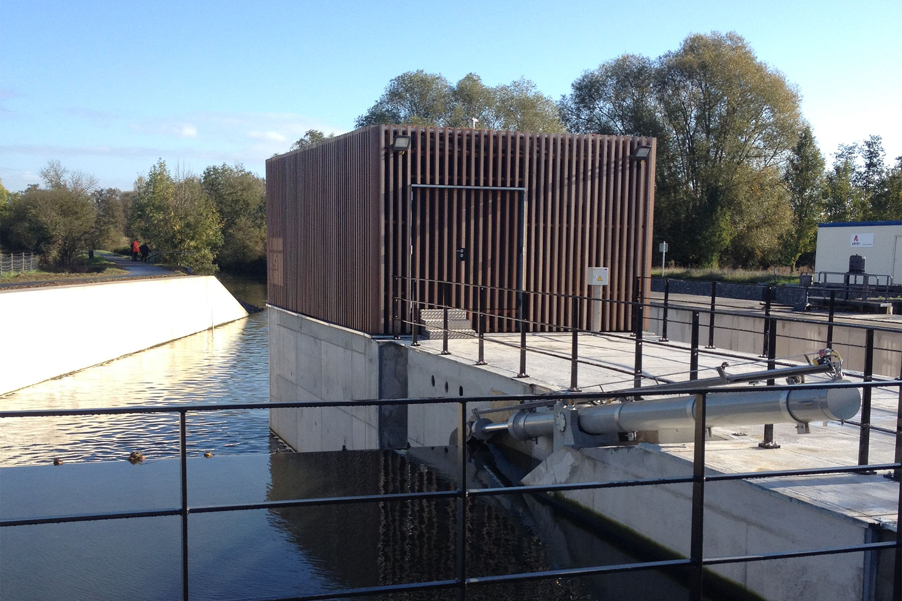 Bureau greisch - Deux-Acren - completion of works on the new sluices on ...