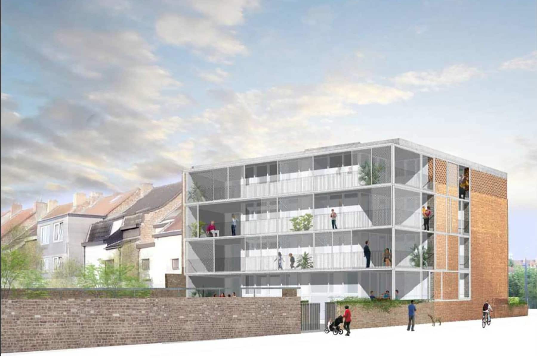 Bureau greisch - Rénovation lourde d’un bâtiment existant et création