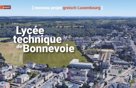 Nouveau lycée technique de Bonnevoie au Luxembourg