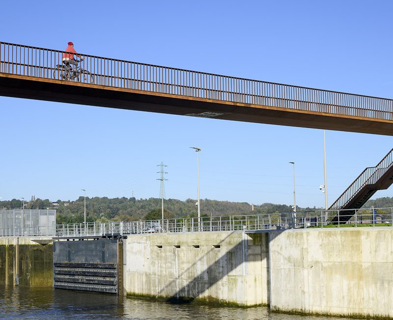 The Ampsin-Neuville lock site Project rewarded at the Belgian Construction Awards 2024
