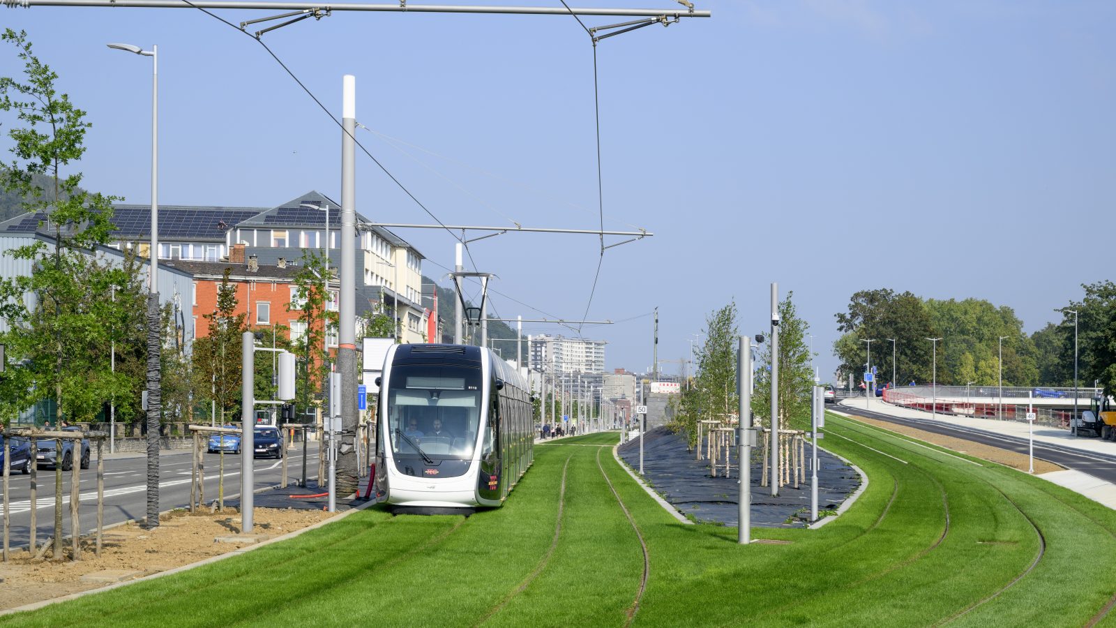 Création d&rsquo;une ligne de tram à Liège