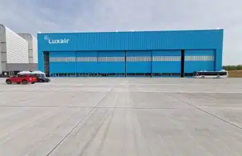 Hangar de maintenance d’avions de Luxair