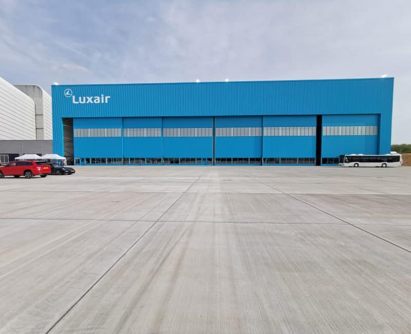 Hangar de maintenance d’avions de Luxair