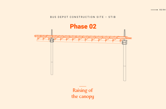 Brel - Phase 2 - Raising of the canopy