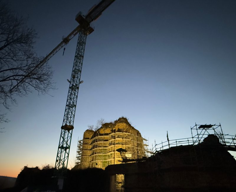 Les travaux ont débuté au château de Franchimont