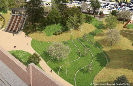 Groene Vesten: revitalising a neglected urban space along the Antwerp Ring