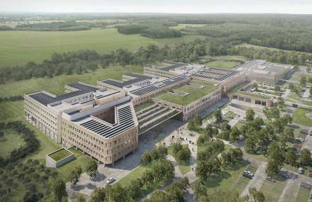Een nieuw ziekenhuis in het hart van de provincie Luxemburg